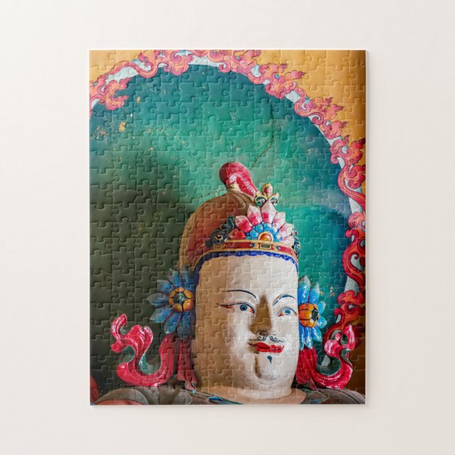 Tibet, Gyantse - buddhistisches Kunstwerk (Vertikal)
