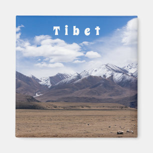 Tibet, Himalaja - Malerische Berglandschaft Magnet