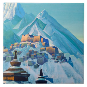 „Tibet Himalaya“ von Nicholas Roerich Fliese