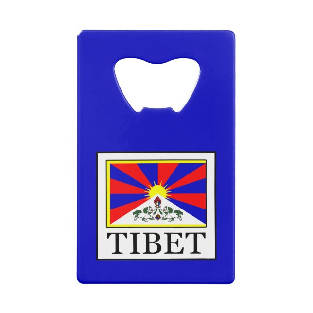 Tibet Kreditkartenflaschenöffner (Vorderseite)