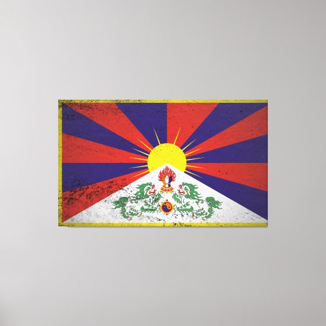 Tibet Leinwanddruck (Vorderseite)