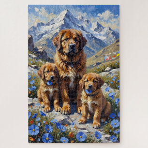 Tibet-Mastiff-Himalaja-Mohn-Kunst