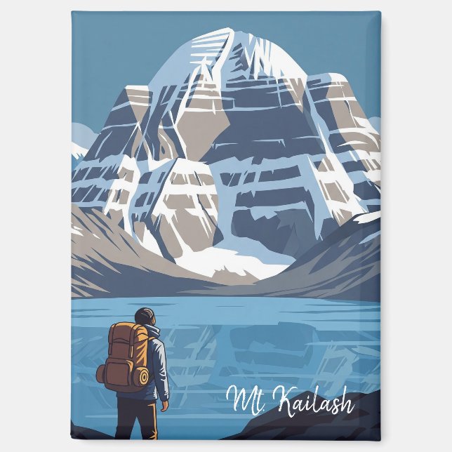 Tibet Mount Kailash Travel Magnet (Vorderseite)