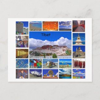 Tibet Multiview Postkarte