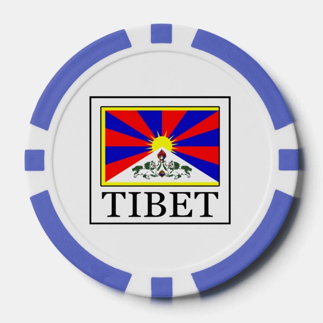 Tibet Pokerchips (Vorderseite)