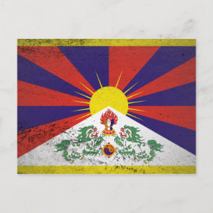 Tibet Postkarte