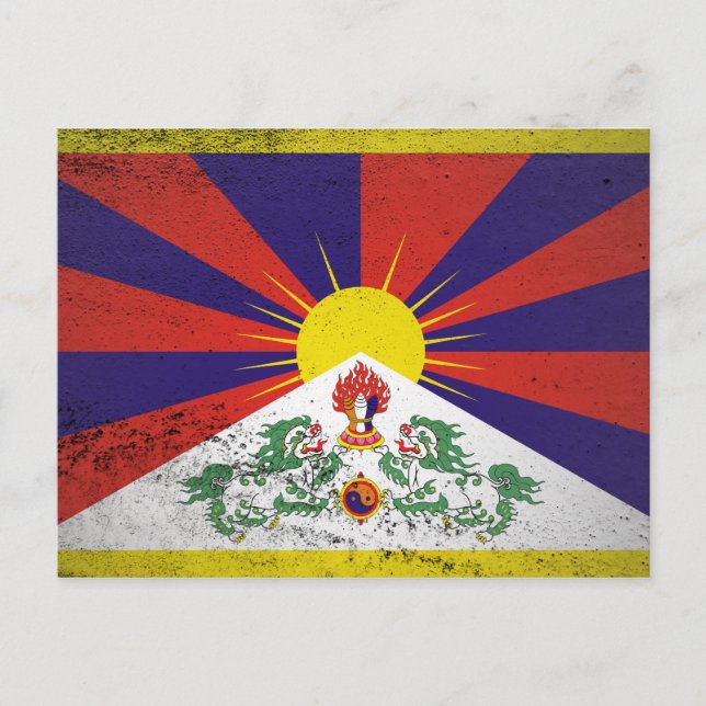 Tibet Postkarte (Vorderseite)