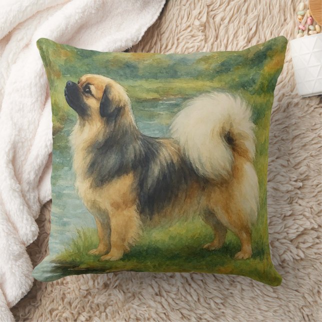 Tibet-Spaniel Kissen (Decke)