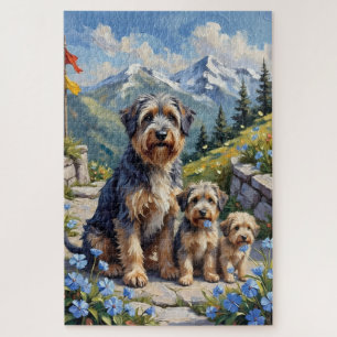 Tibet Terrier Berggarten Kunst
