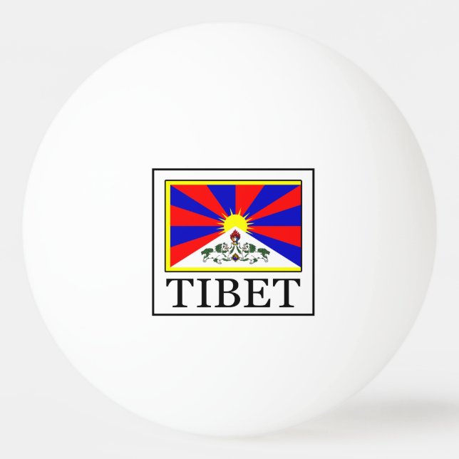 Tibet Tischtennisball (Vorderseite)