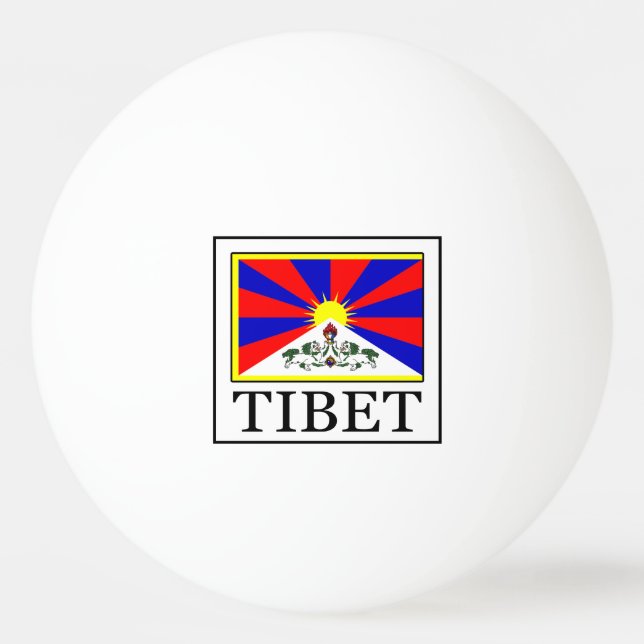 Tibet Tischtennisball (Vorderseite)