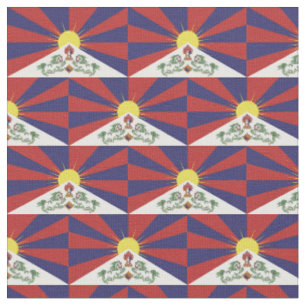 Tibet und tibetische Flaggenfabrik / Himalaya Stoff