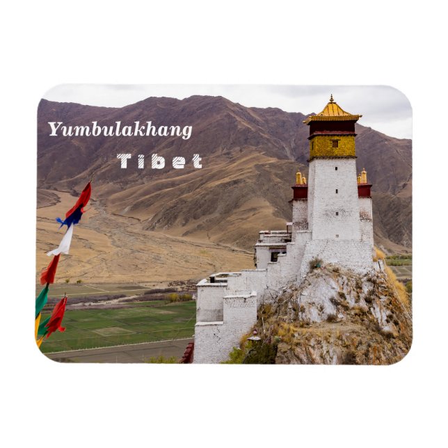 Tibet - Yumbulakhang-Palast Magnet (Horizontal)