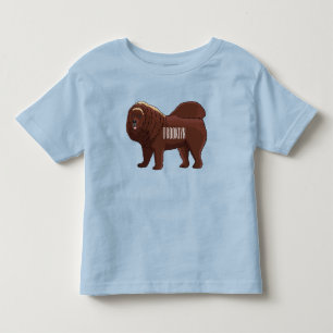 Tibetan Mastiff dog cartoon illustration Kleinkind T-shirt