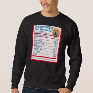 Tibetan Mastiff Hunde Züchter Funny Nutrition Fa Sweatshirt