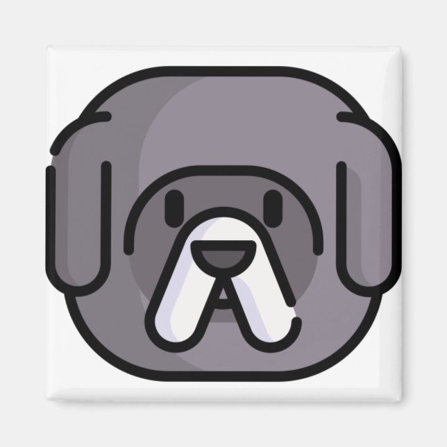 Tibetan Mastiff Magnet (Vorne)