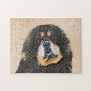 Tibetan Mastiff Malerei - Niedliche Original Dog A