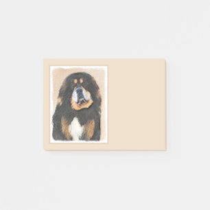 Tibetan Mastiff Malerei - Niedliche Original Dog A Post-it Klebezettel