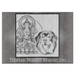 Tibetan Mastiff Rescue Logo Cutting Board Schneidebrett