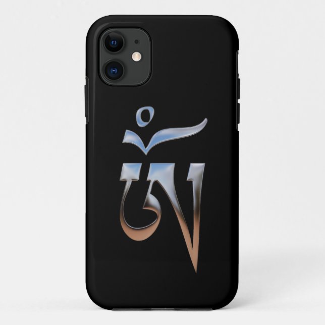 Tibetan Om Case-Mate iPhone Hülle (Rückseite)