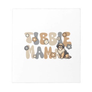 Tibetan Spaniel Groovy Tibbie Mama Notizblock