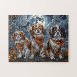 Tibetan Spaniel Halloween Gruselig 
