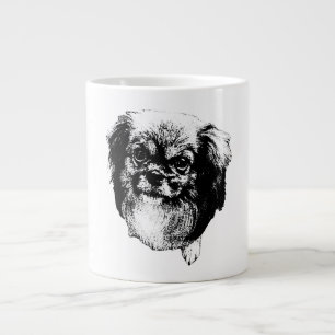 Tibetan Spaniel Hundetasse – Ink-Porträt Jumbo-Tasse