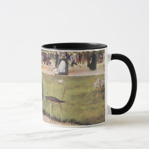 Tibetan Spaniel im Park Tasse