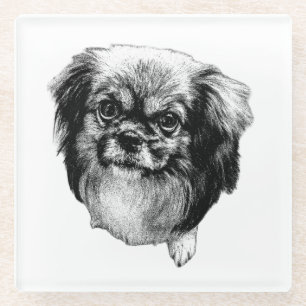 Tibetan Spaniel Untersetzer – Grounded Dog Design