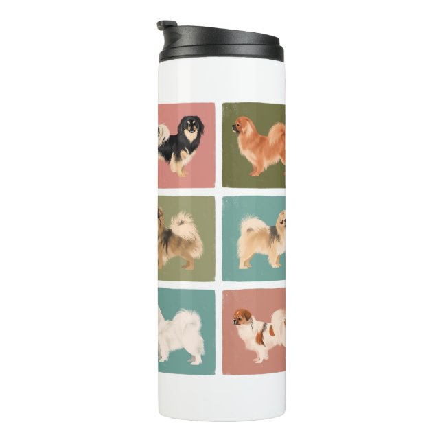 Tibetan Spanisch Thermal Tumbler Thermosbecher (Nach rechts gedreht)
