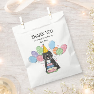 Tibetan Terrier Birthday Vielen Dank für Ihre Unte Geschenktütchen