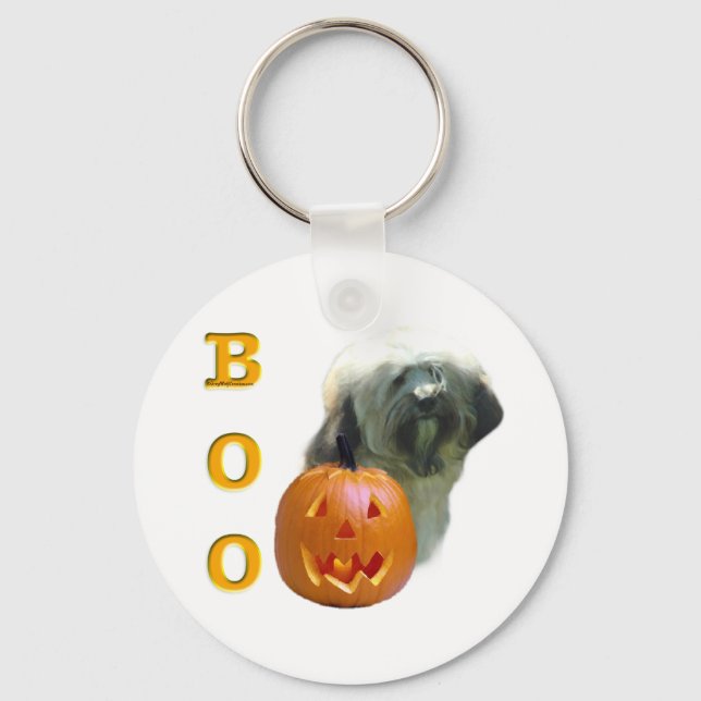 Tibetan Terrier Boo Schlüsselanhänger (Vorderseite)