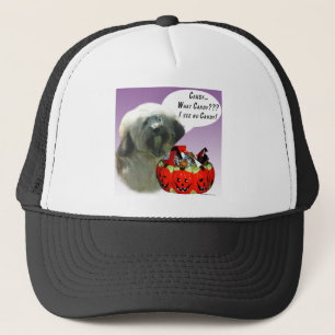 Tibetan Terrier Halloween Candy Truckerkappe