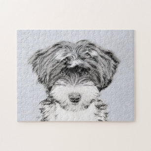 Tibetan Terrier Painting - Niedliche Original Dog 