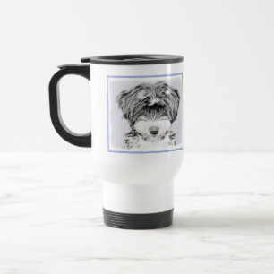 Tibetan Terrier Painting - Niedliche Original Dog  Reisebecher
