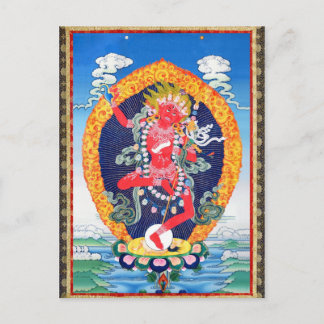 Tibetan Thangka Vajravarahi Postkarte
