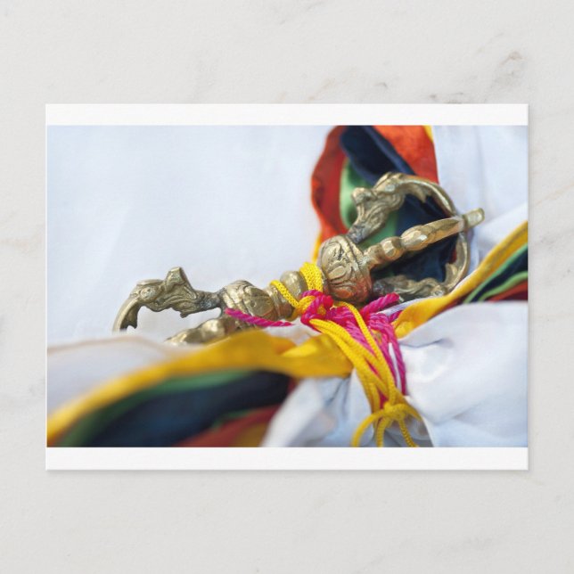 Tibetan Vajra Postkarte (Vorderseite)