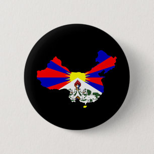 Tibetanische China Button