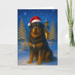 Tibetanischer Mastiff-Feiertagskarte Feiertagskarte