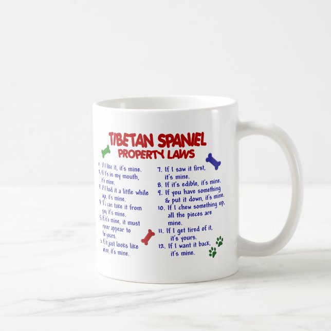 TIBETANISCHER SPANIEL PL2 KAFFEETASSE (Rechts)