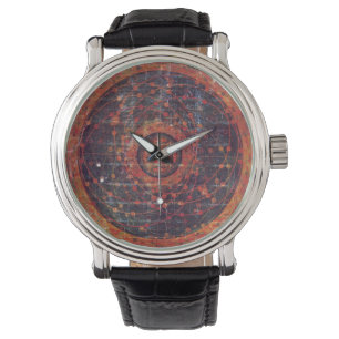 Tibetanisches astronomisches Thangka Armbanduhr