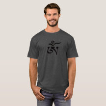 Tibetanisches Ohm-Dalai Lama-Zitat-T-Shirt