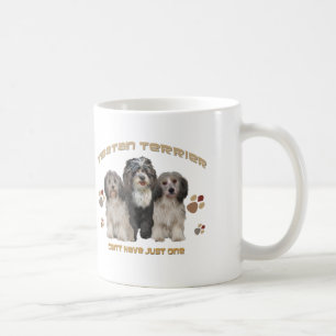 Tibetanisches Terrier kann gerade ein nicht haben Kaffeetasse