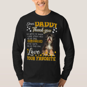 Tibeter Terrier Sehr geehrter Daddy Danke, dass du T-Shirt