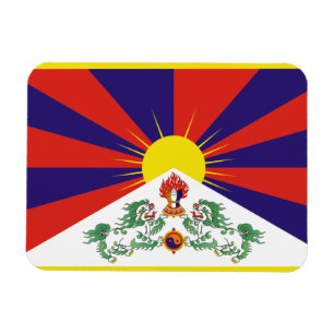 Tibetese Flagge Magnet