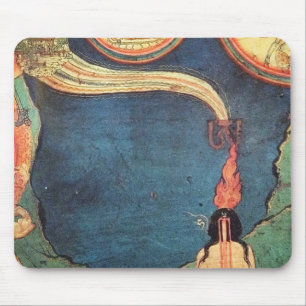 tibetisch-buddhistische Darstellung des Tummos Mousepad
