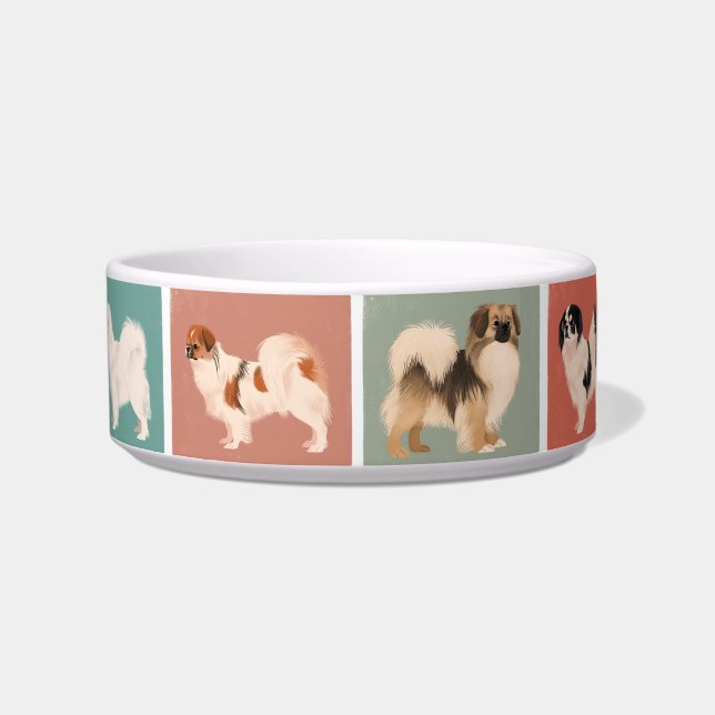 Tibetisch-Spaniel-Dog-Bowl Napf (Vorderseite)