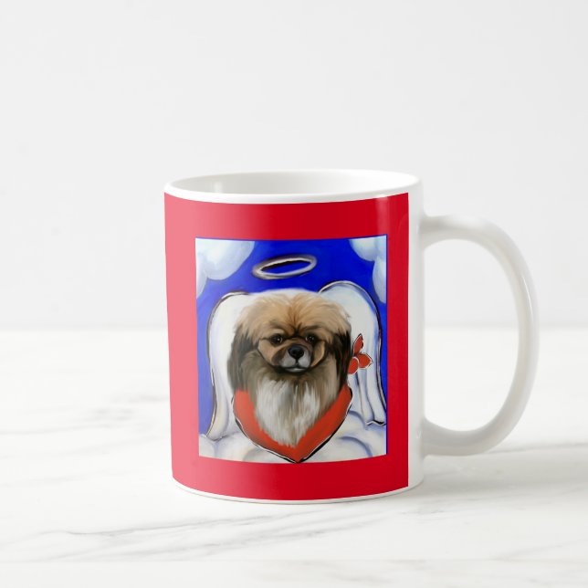 Tibetisch-Spaniel Kaffeetasse (Rechts)