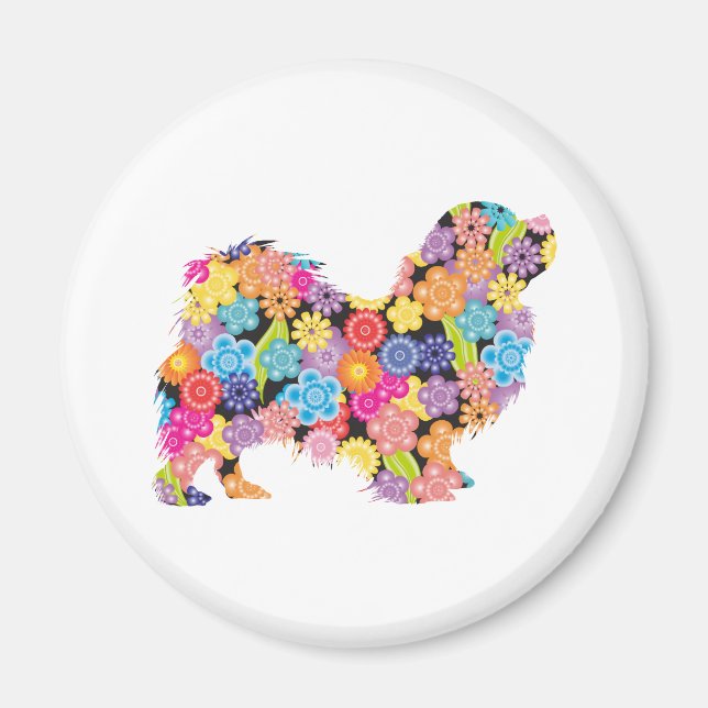 Tibetisch-Spaniel Magnet (Vorne)