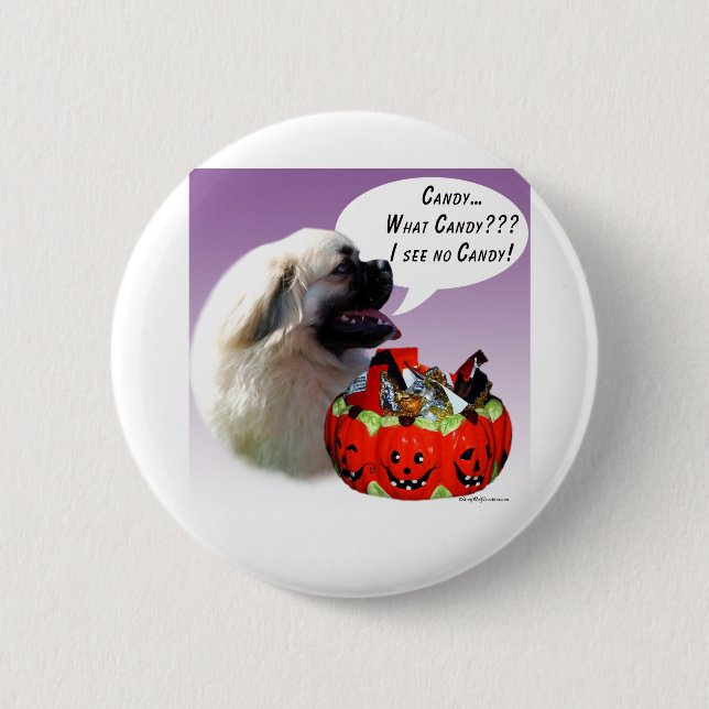 Tibetisch-Spanisch Halloween Candy Button (Vorderseite)